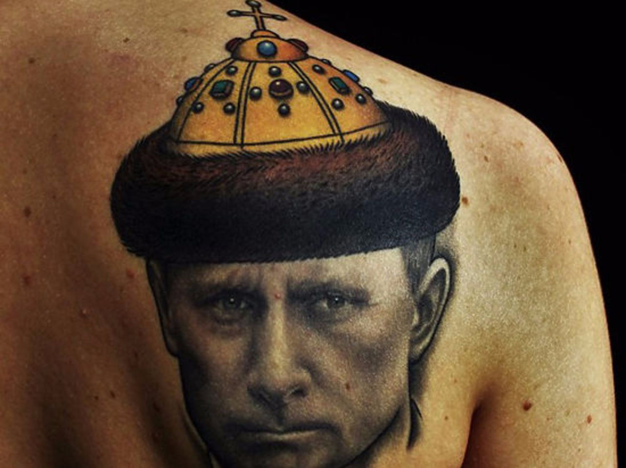 Татуировка Путин На Спине